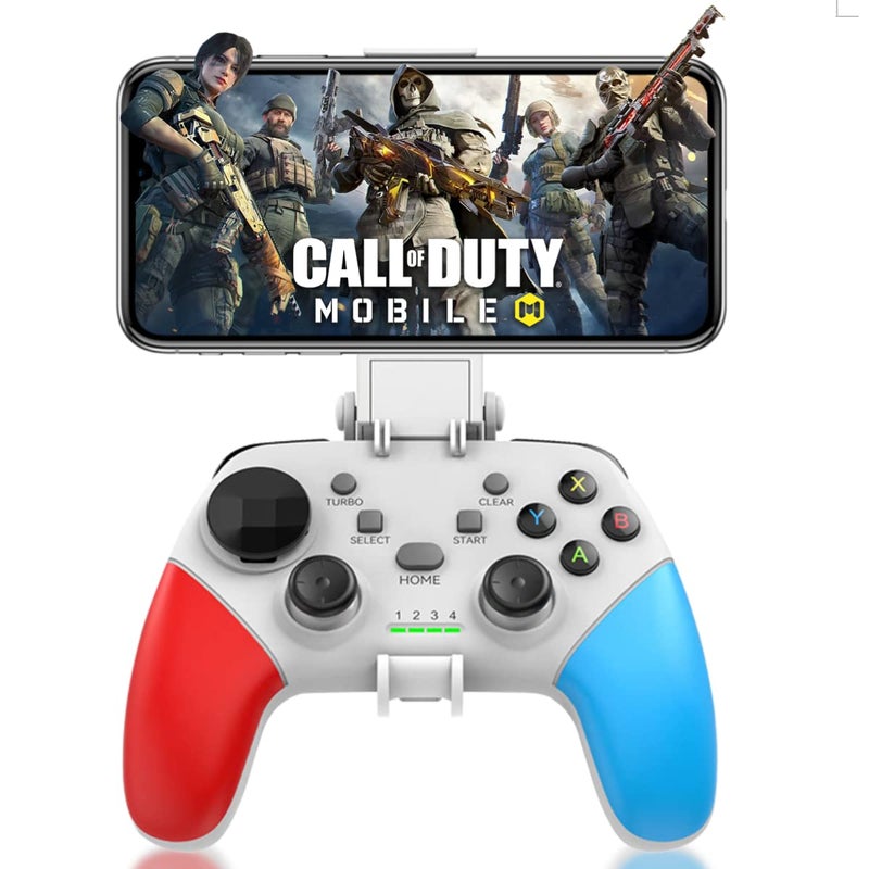 arVin Game Controller for iPhone/iOS/Android/PC/Steam Deck with Phone Holder, Turbo, Wireless Gamepad Joystick for iPhone 15/14/13/iPad/MacBook/Samsung Galaxy/Tablet, Call of Duty, Apex -Direct Play - Image 1